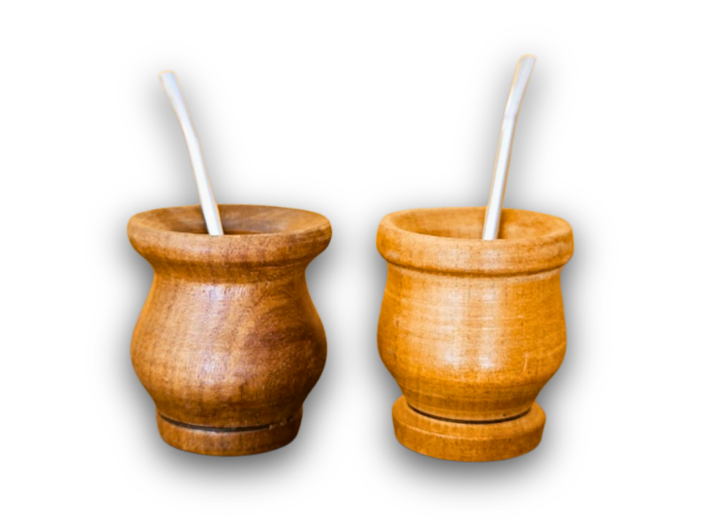 Mate de madera de algarrobo
