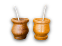 Mate de madera de algarrobo