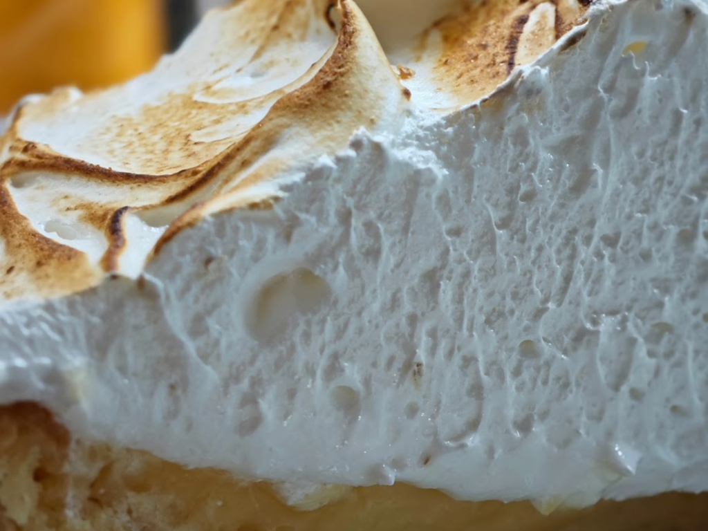 'Lemon pie' - Tarta de crema de limón con merengue italiano