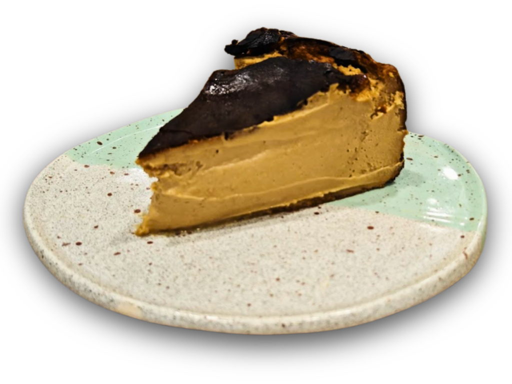 Baskgertinian Cheesecake - Gazta tarta esne gozoarekin labean