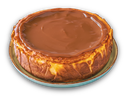 Gazta tarta osoa esne gozoarekin labean - Baskgentinian Cheesecake