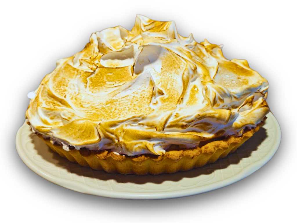 Limoi-kremazko tarta osoa merenge italiarrarekin / Lemon Pie