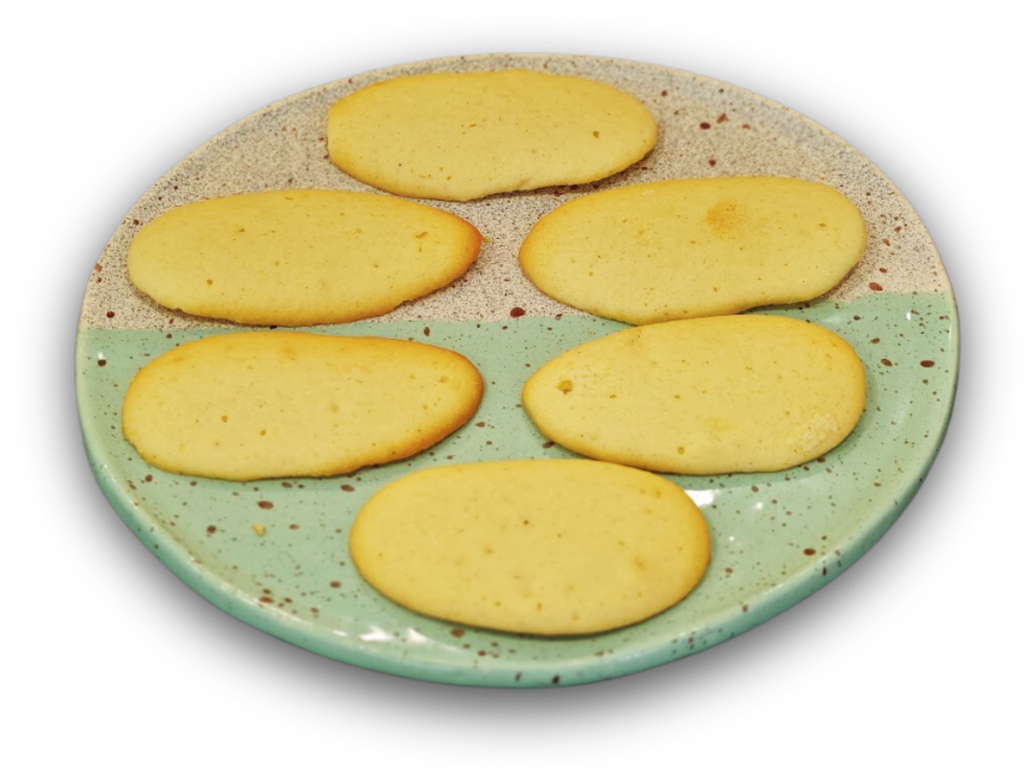 Galletas de vainilla &quot;lenguas de gato&quot; (bolsita de 6 unidades)