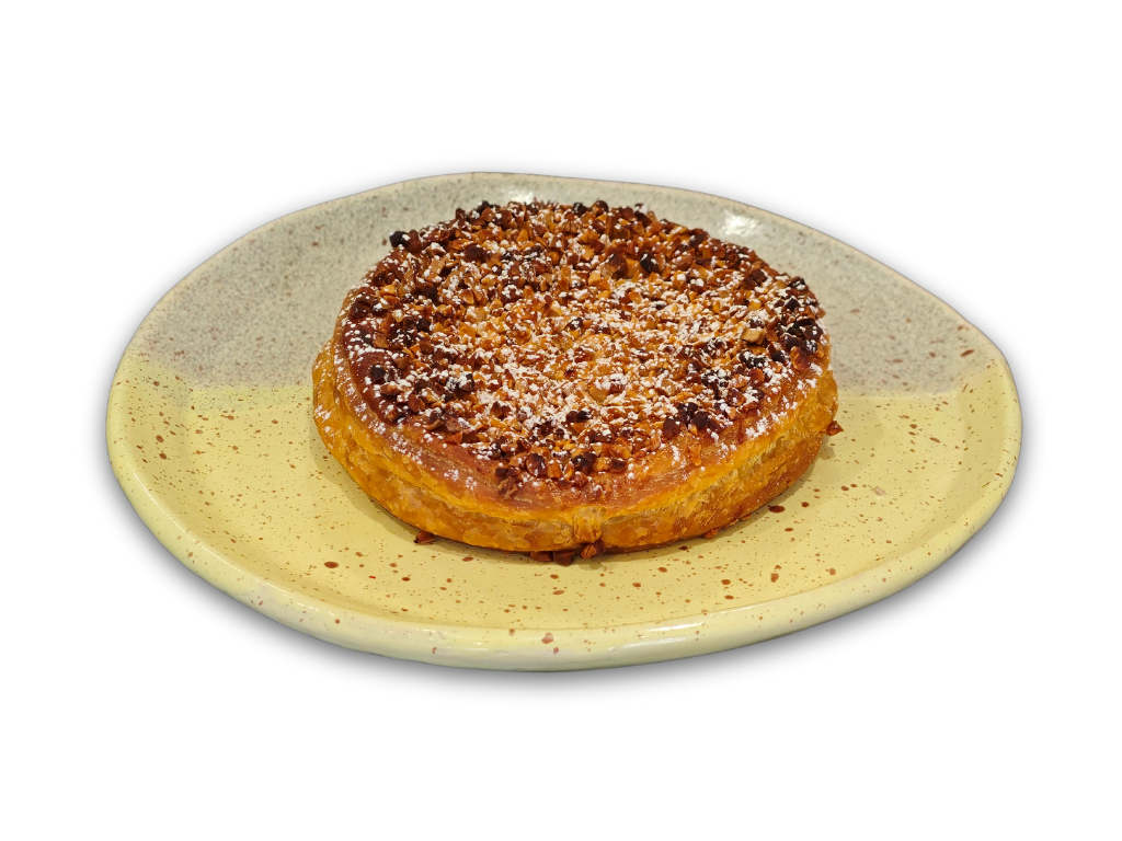 Pantxineta clásica de Hojaldre con Crema Pastelera