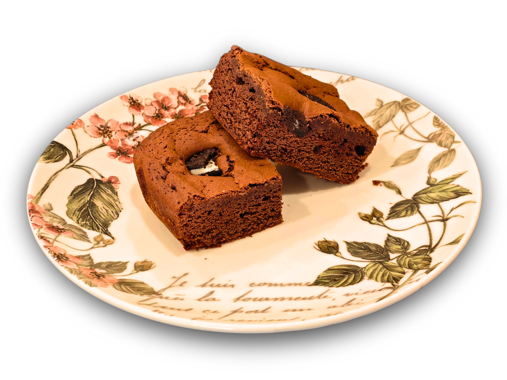 Brownie de chocolate con Oreo