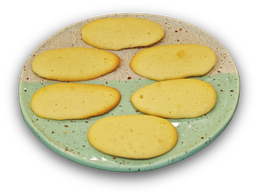 Galletas de vainilla &quot;lenguas de gato&quot; (bolsita de 6 unidades)