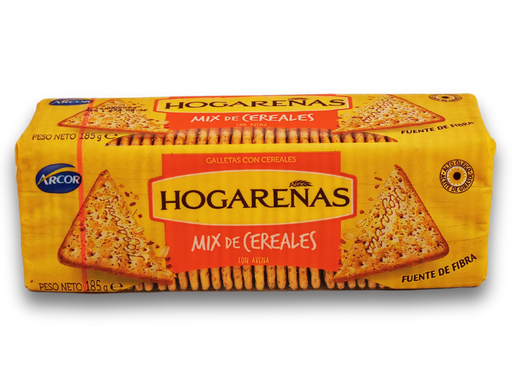 Galletas Hogareñas mix cereales185 g