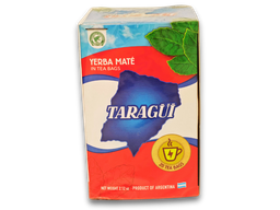 Mate belarra (Yerba) TARAGÜI poltsatsotan (20 kaxa bakoitzean)