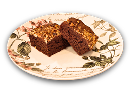 Brownie de chocolate con nueces