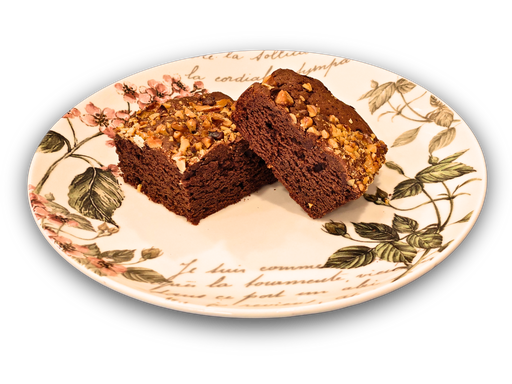 Brownie de chocolate con nueces