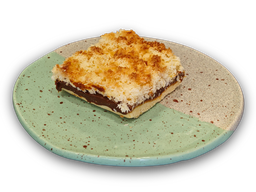 Tarta de coco y dulce de leche