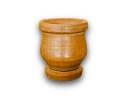 Mate de madera de algarrobo artesanal