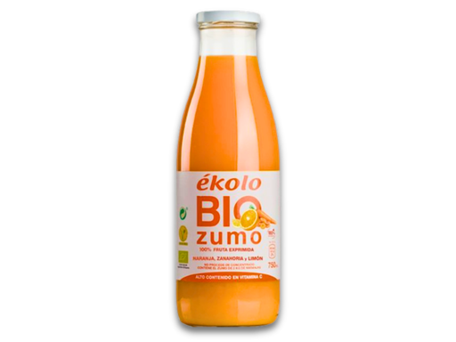 Zumo de naranja y zanahoria ÉKOLO 750 ml