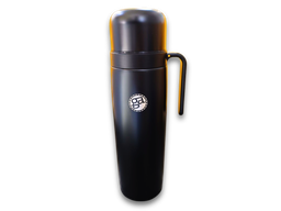 Termo Matero de Aluminio color negro con pico 1 litro Gusto Argentino