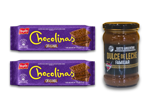 Kit Chocotorta: 2 chocolinas + dulce de leche 350g